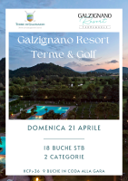 GALZIGNANO RESORT TERME & GOLF 18 buche STB